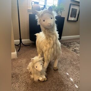 Pottery Barn Kids Plush Llamas